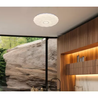 LED stropní osvětlení CAKE - 24W, 4000K (denní bílá), 39cm, kulaté, bílé