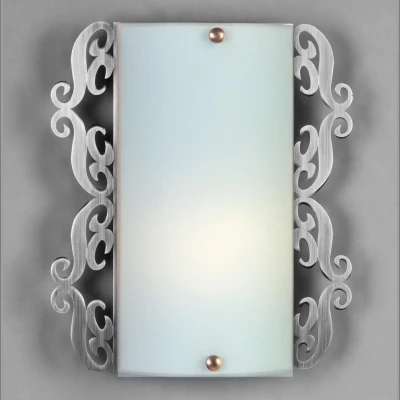 Nástěnné osvětlení CASABLANCA - 1xE27, 60W, stříbrné