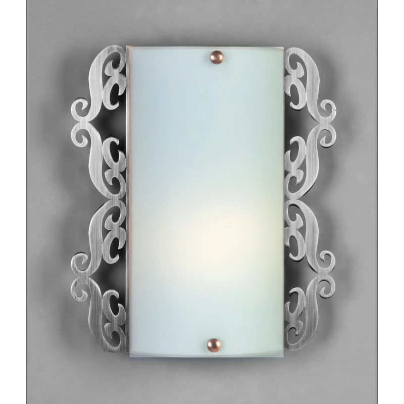 Nástěnné osvětlení CASABLANCA - 1xE27, 60W, stříbrné