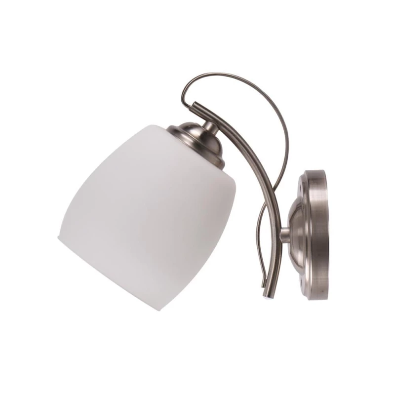 Nástěnné moderní osvětlení AMBA - 1xE27, 40W, chromované / bílé