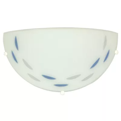 Nástěnné osvětlení ANDRAK - 1xE27, 60W, modré / bílé