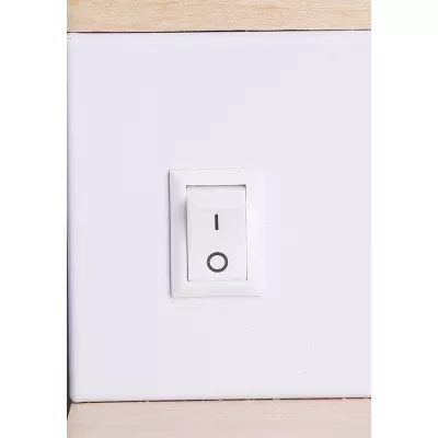 Nástěnné LED svítidlo s USB portem ANET - 2x4W, 4000K (denní bílá), hnědé / bílé