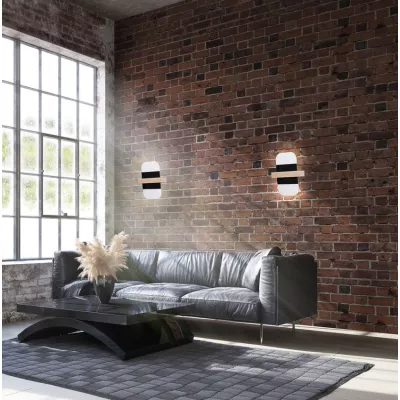 Nástěnné LED osvětlení APRIL - 6W, 4000K (denní bílá), černé / bílé / hnědé