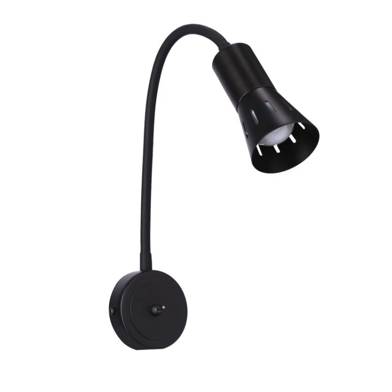 Nástěnná lampička k posteli ARENA - 1xE14, 40W, černá