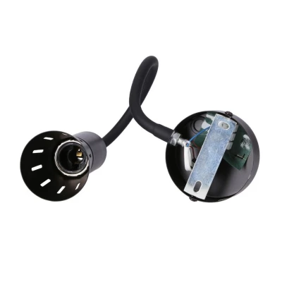 Nástěnná lampička k posteli ARENA - 1xE14, 40W, černá