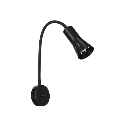 Nástěnná lampička k posteli ARENA - 1xE14, 40W, černá