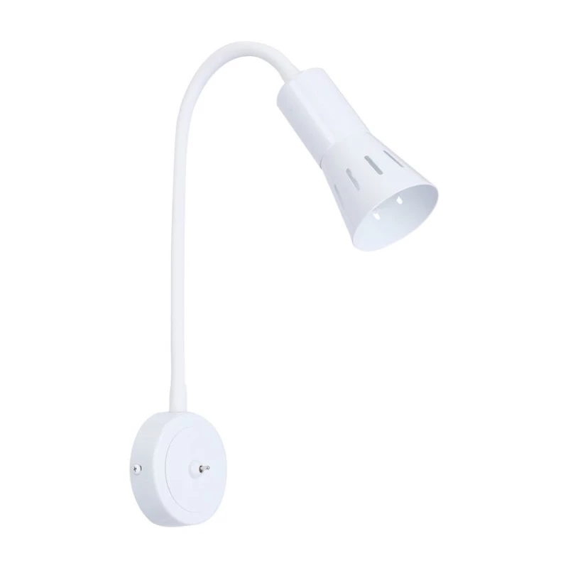 Nástěnná lampička k posteli ARENA - 1xE14, 40W, bílá