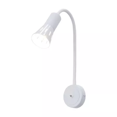 Nástěnná lampička k posteli ARENA - 1xE14, 40W, bílá