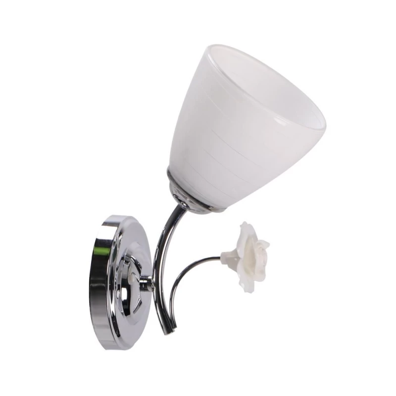 Nástěnné osvětlení ARIAM - 1xE27, 40W, chromované / bílé