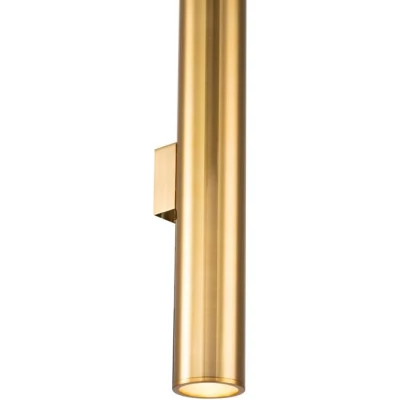 Nástěnné moderní osvětlení AUSTIN - 1xE27, 40W, 50x6cm, zlaté