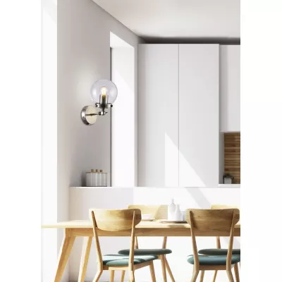 Nástěnné vintage osvětlení BALLET - 1xE27, 40W, patina