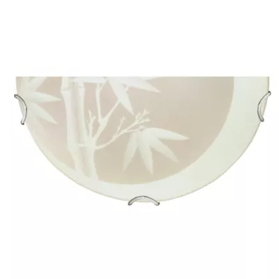 Nástěnné svítidlo BAMBOO - 1xE27, 60W, béžové / bílé