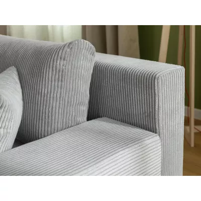 Moderní rozkládací sedačka do tvaru U SELAH - špinavá bílá