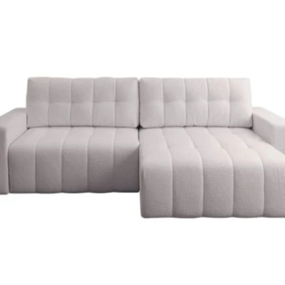 Rohová rozkládací sedací souprava WAPATO - světlá levandulová