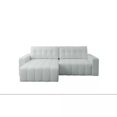 Rohová rozkládací sedací souprava WAPATO - světlá šedá