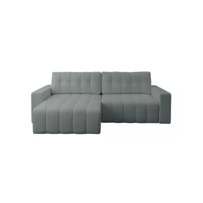 Rohová rozkládací sedací souprava WAPATO - světlá grafitová