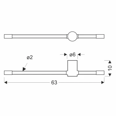Kovové LED nástěnné světlo BATUTA 3 - 14W, 3000K (teplá bílá), patina