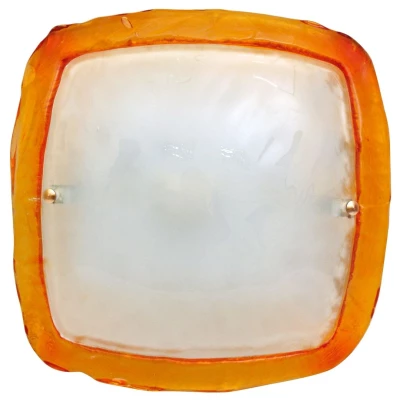 Stropnice BORGO - 1xE27, 60W, pomerančová / bílá