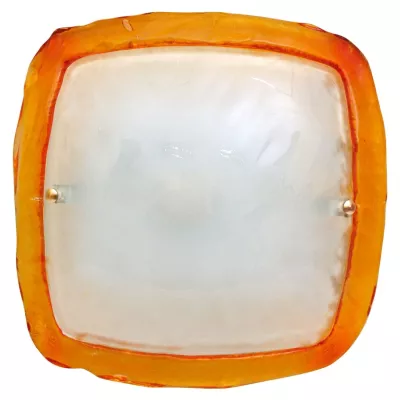 Stropnice BORGO - 1xE27, 60W, pomerančová / bílá