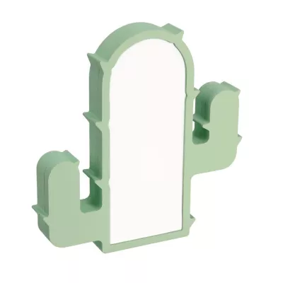 LED nástěnné svítidlo do dětského pokoje CACTUS - 10W, 3000K (teplá bílá), zelené