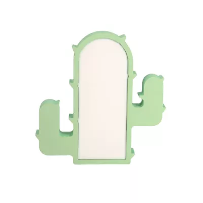 LED nástěnné svítidlo do dětského pokoje CACTUS - 10W, 3000K (teplá bílá), zelené