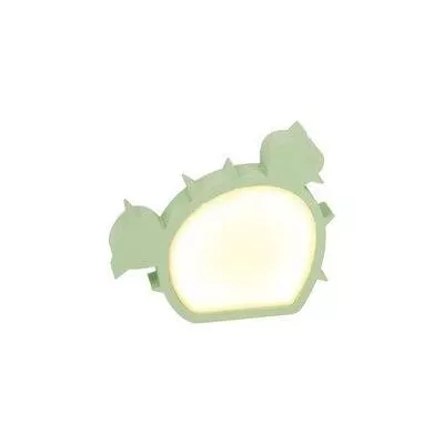 Nástěnné svítidlo do dětského pokoje CACTUS - 8W, 3000K (teplá bílá), zelené