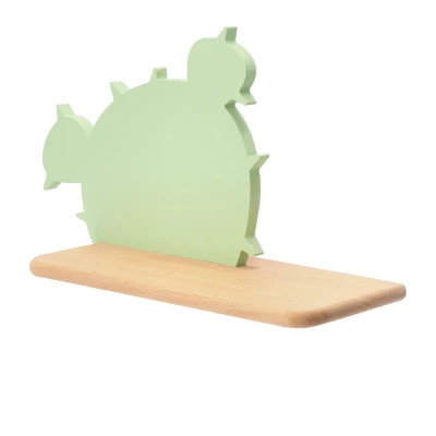 Nástěnná lampička do dětského pokoje CACTUS 2 - 4W, 4000K (denní bílá), zelená