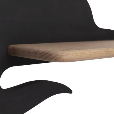 Dětská nástěnné LED světlo do zásuvky CAT - 5W, 4000K (denní bílá), černé