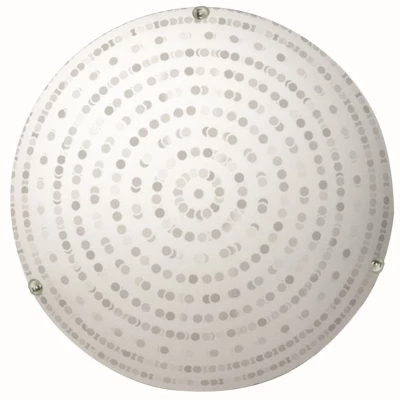 Nástěnné / stropní moderní osvětlení CIRCLE, 1xE27, 60W, 30cm, kulaté, bílé