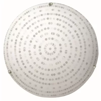 Nástěnné / stropní moderní osvětlení CIRCLE, 1xE27, 60W, 30cm, kulaté, bílé