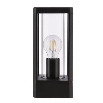 Stojací venkovní lampička CISSUS - 1xE27, 60W, černá