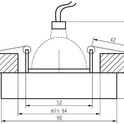 Set 3x zápustné LED stropní světlo CLARKSTON - 3xGU10, 3W, 3000K (teplá bílá), chromované / čiré