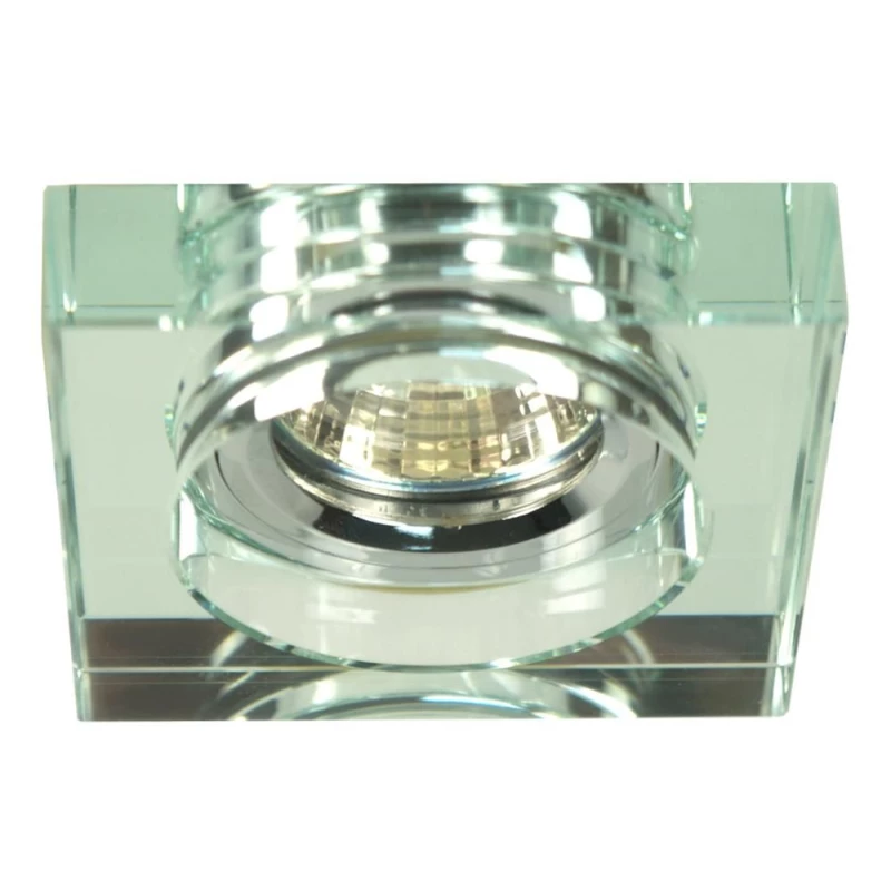 Zápustné stropní osvětlení CLARKSTON - 1xGU5,3, MR16, 50W, chromované / čiré