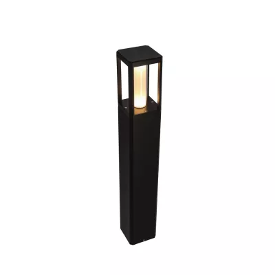 Venkovní LED sloupek CROCUS - 2x6W, 3000K (teplá bílá), černý