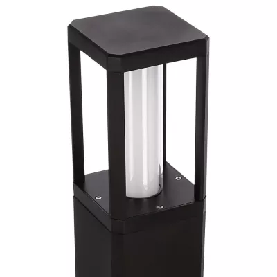 Venkovní LED sloupek CROCUS - 2x6W, 3000K (teplá bílá), černý