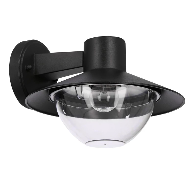 Nástěnná venkovní lampa COSMOS - 1xE27, 40W, černá