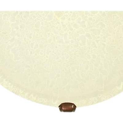 Nástěnné skleněné osvětlení DITREVI - 1xE27, 60W, patina / béžové