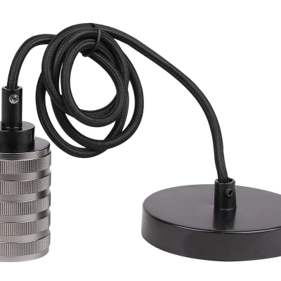 Lankový závěs DORFAN - 1xE27, 60W, černý