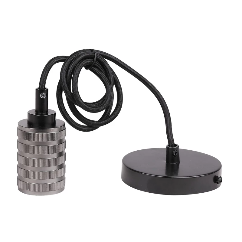 Lankový závěs DORFAN - 1xE27, 60W, černý