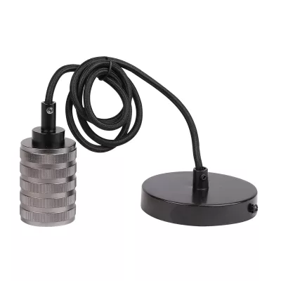 Lankový závěs DORFAN - 1xE27, 60W, černý