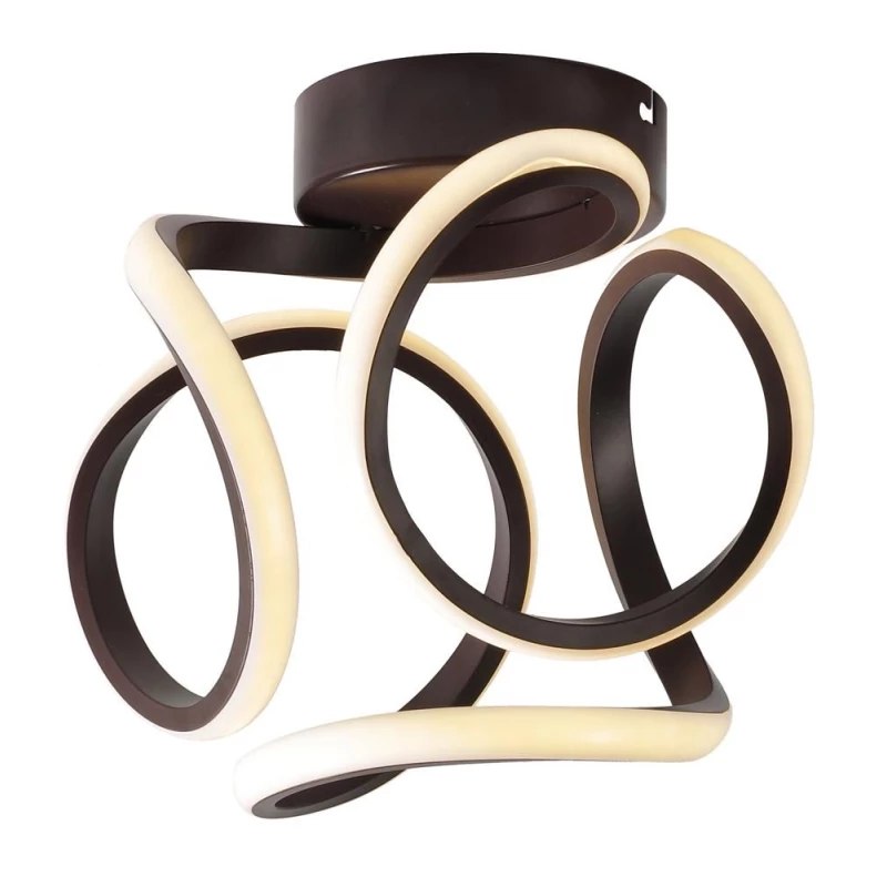 Designové stropní LED osvětlení DOUGLAS - 11W, 4000K (denní bílá), hnědé