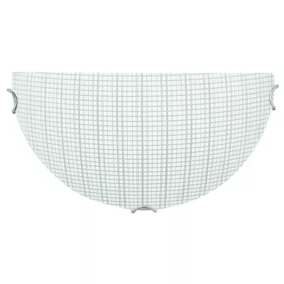 Moderní nástěnné skleněné osvětlení ELITA - 1xE27, 60W, chromované / bílé