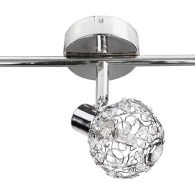 Stropní moderní osvětlení COLLAR - 3xG9, 40W, chromované