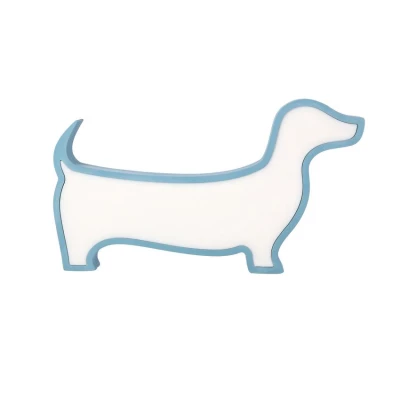 Nástěnné svítidlo do dětského pokoje DOG - 12W, 3000K (teplá bílá), modré