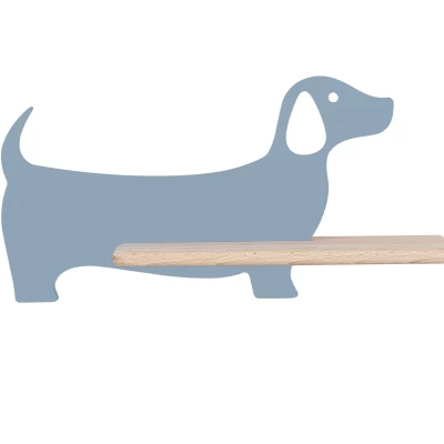 Nástěnná lampička do dětského pokoje DOG - 5W, 4000K (denní bílá), modrá