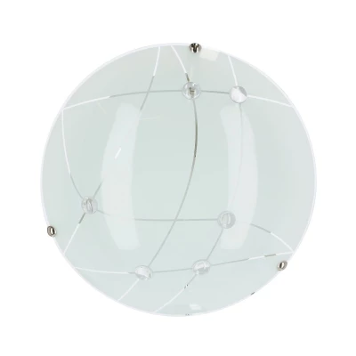 Kulaté nástěnné / stropní svítidlo DUCA - 1xE27, 60W, 30cm, kulaté, bílé