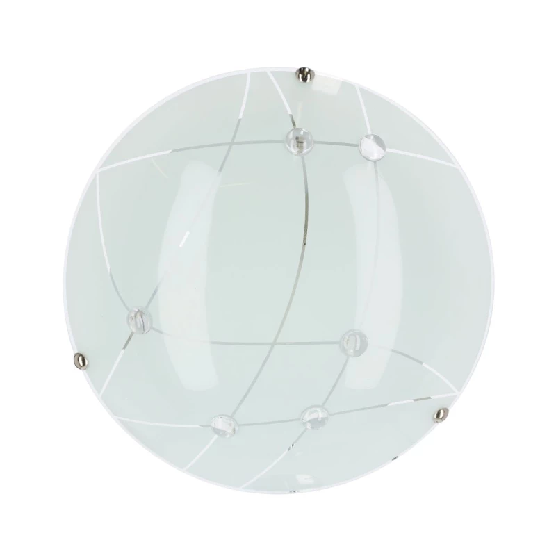 Kulaté nástěnné / stropní svítidlo DUCA - 1xE27, 60W, 30cm, kulaté, bílé