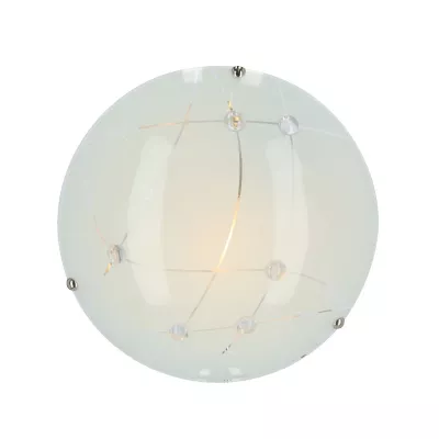 Kulaté nástěnné / stropní svítidlo DUCA - 1xE27, 60W, 30cm, kulaté, bílé
