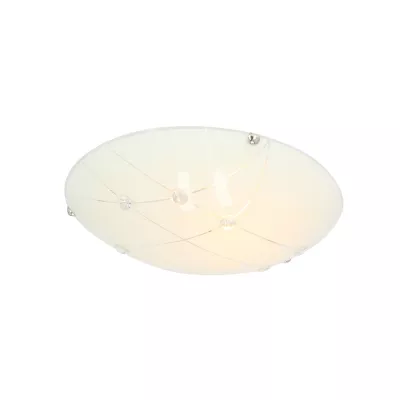 Kulaté nástěnné / stropní svítidlo DUCA - 1xE27, 60W, 30cm, kulaté, bílé