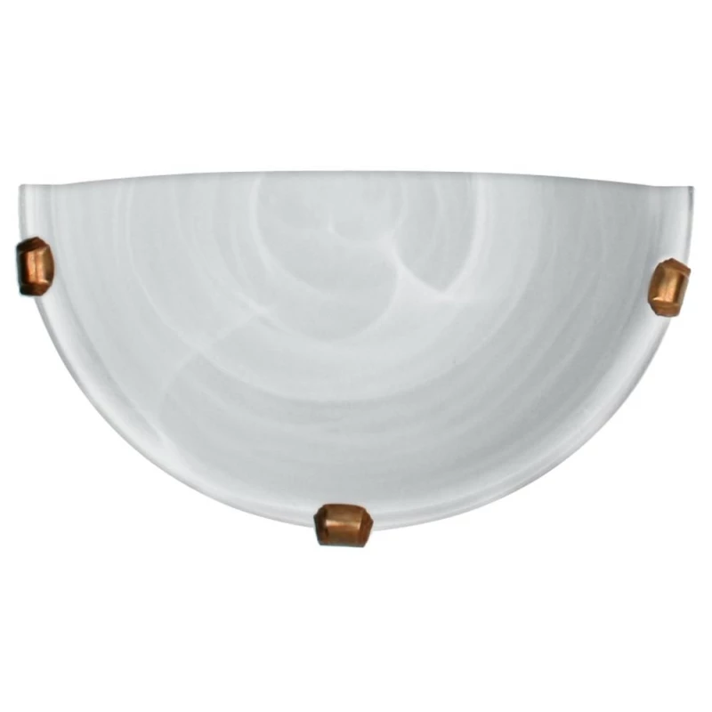 Nástěnné moderní osvětlení DUNA - 1xE27, 60W, patina / bílé